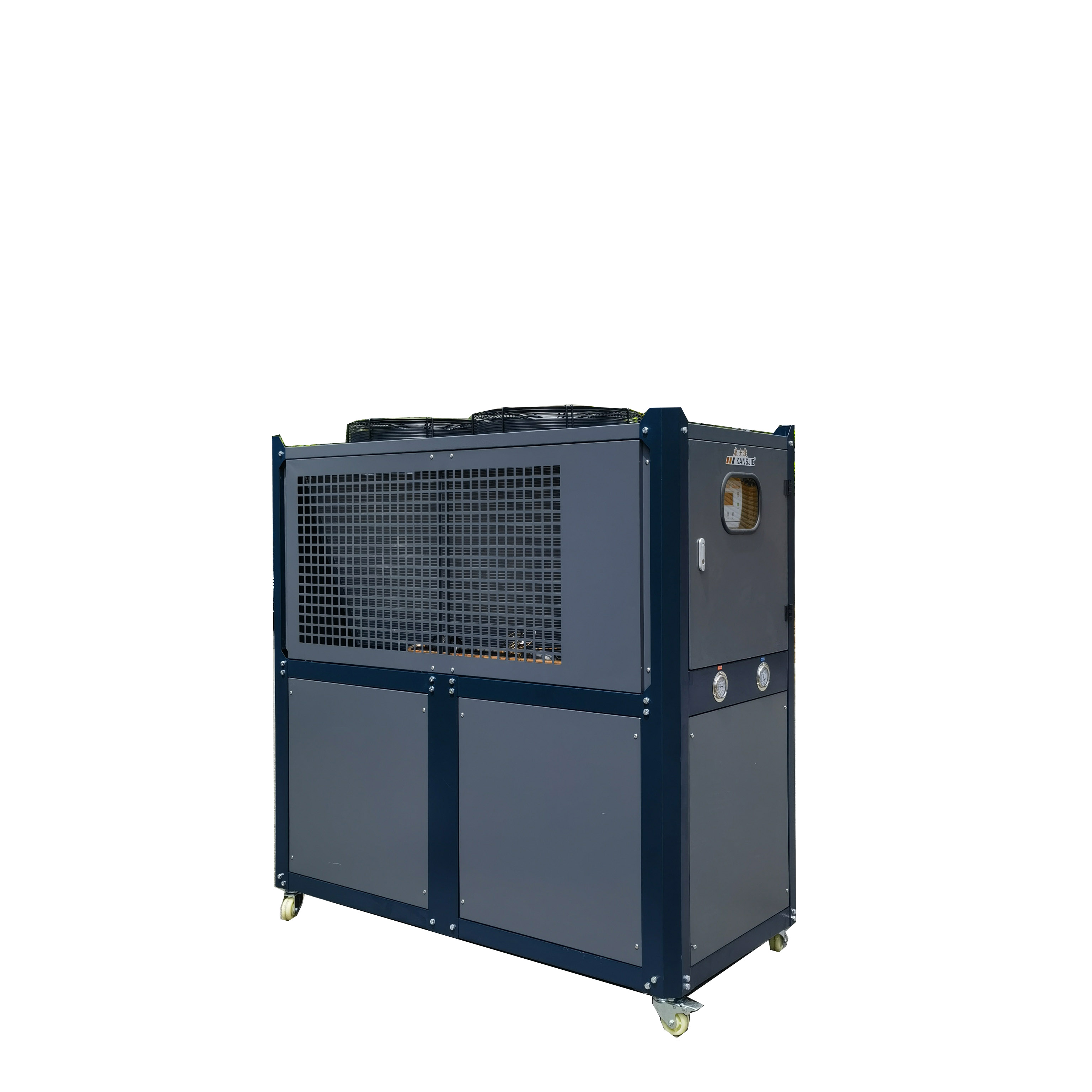 R410環(huán)保冷媒10匹風(fēng)冷式冷水機組