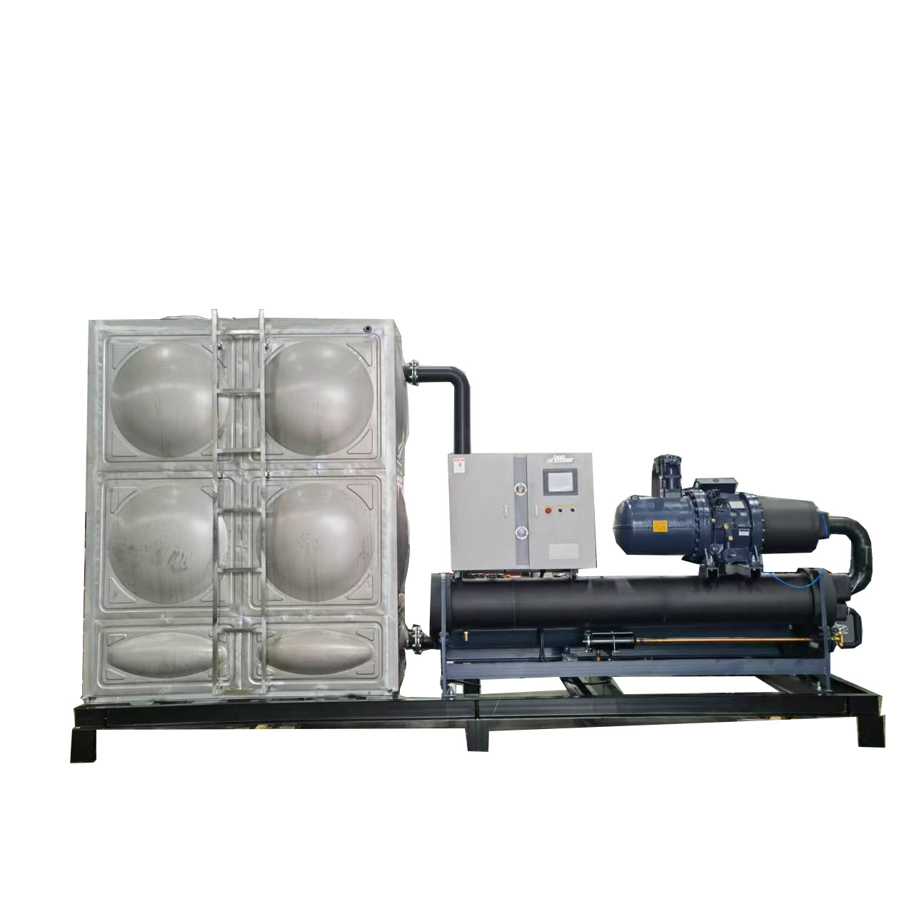 水冷螺桿撬裝式冷水機組 制藥制冷機組反應釜冰水機 低溫冷凍機